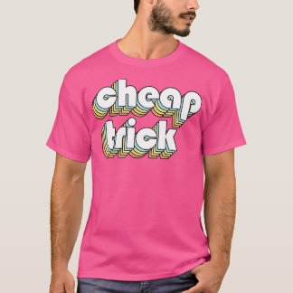 Camiseta Estilo de la tipografía barata del arco iris retro