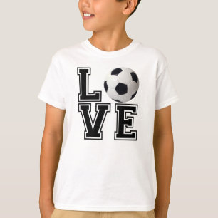 Camiseta Estilo de la universidad del fútbol del amor
