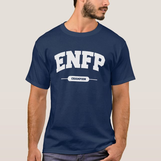 Camiseta Estilo de la universidad ENFP (Anverso)