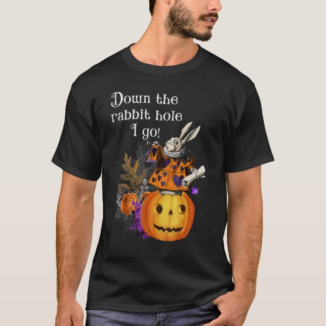 Camiseta Estilo de la vendimia Hauned Halloween Alicia Cone (Anverso)