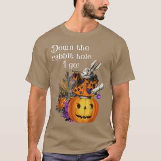Camiseta Estilo de la vendimia Hauned Halloween Alicia Cone
