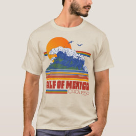 Camiseta Estilo de los 70s/80s del Golfo de México retro vi
