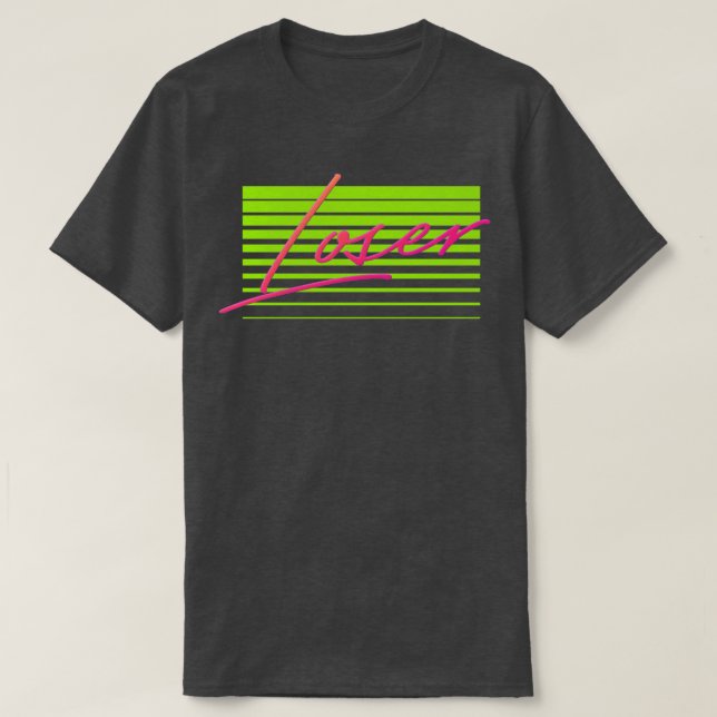 Camiseta Estilo de los 90 perdedores REtro DesiGn (Diseño del anverso)