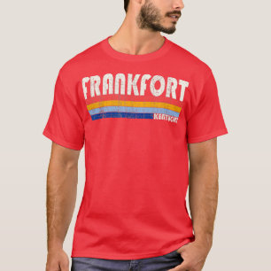 Camiseta Estilo de los años 80 del retro Vintage Frankfort 