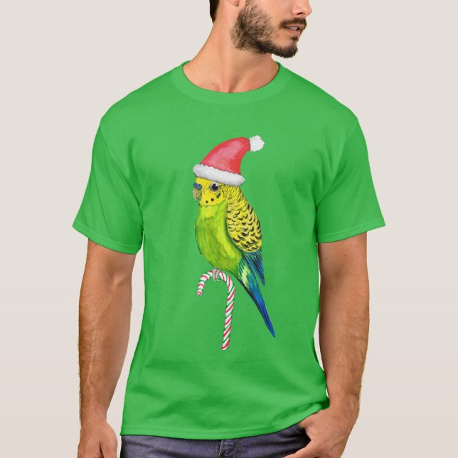 Camiseta Estilo de los Navidades de Budgie (Anverso)