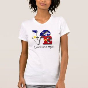 Camiseta Estilo de Luisiana del amor