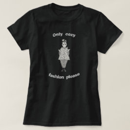 Camiseta Estilo de moda acogedor