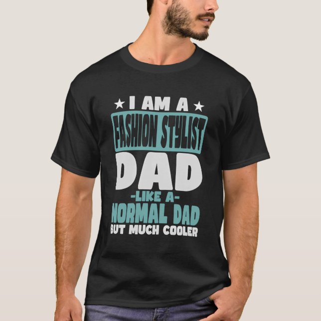 Camiseta Estilo de moda padre más frío de lo normal (Anverso)