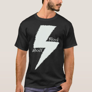 Camiseta Estilo de música de género de guitarra de Rock n R