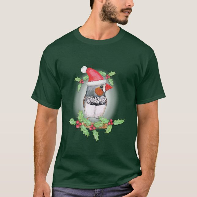 Camiseta Estilo de Navidades de cebra finch (Anverso)