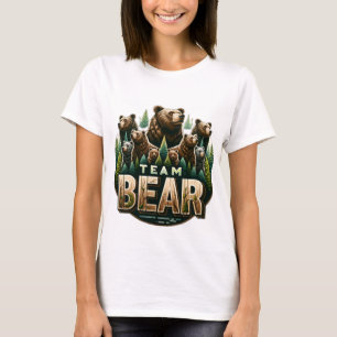 Camiseta Estilo de oso de equipo 2
