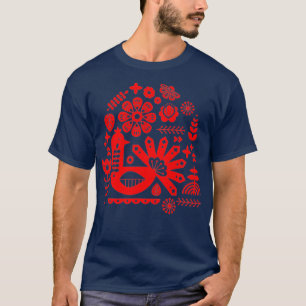 Camiseta Estilo de pájaro ucraniano Vyshyvanka