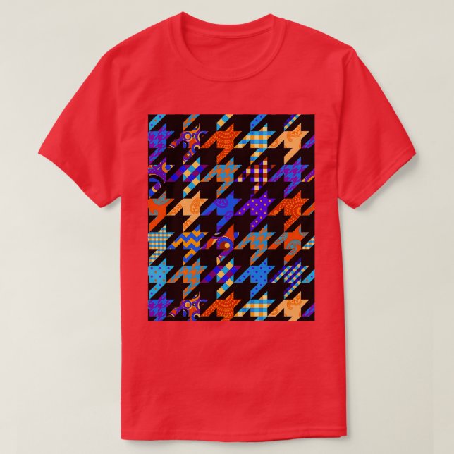 Camiseta Estilo de parchwork de duelo Gráfico (Diseño del anverso)