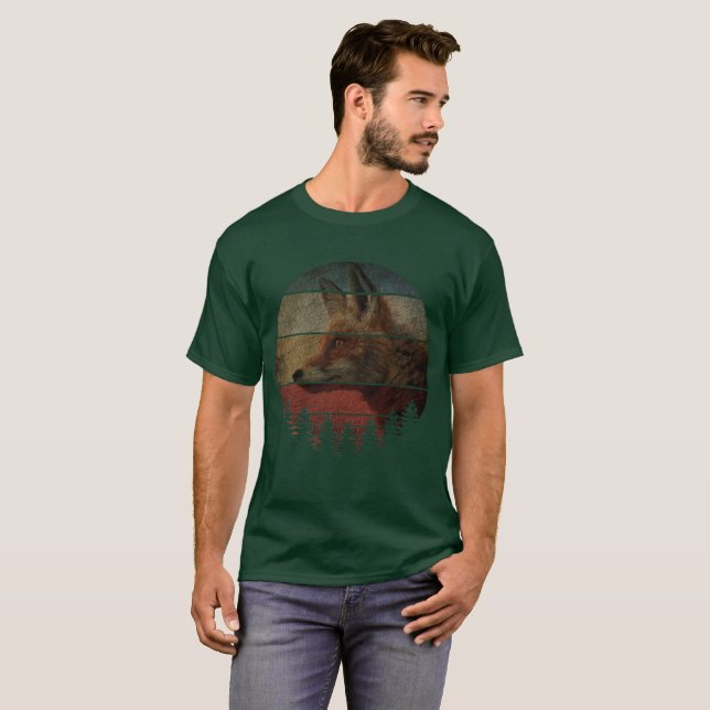CAMISETA ESTILO DE PINTURA FOX VINTAGE (Anverso completo)