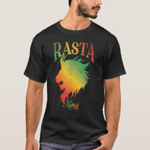 Camiseta Estilo De Reggae Rasta King Para La Música De Regg