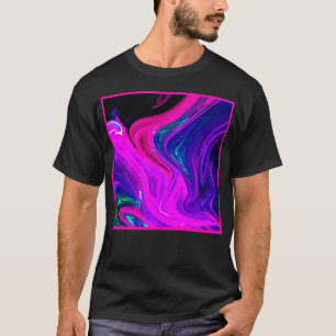 Camiseta Estilo de reproducción de color dinámico