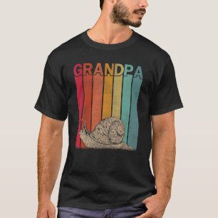 Camiseta Estilo de retro de caracol Vintage Abuelo Gráfico
