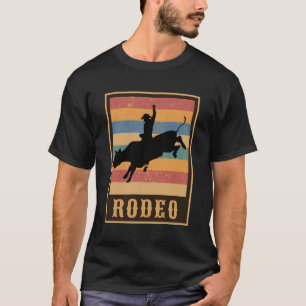 Camiseta Estilo de retro occidental para correr en toros