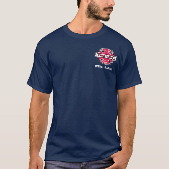 Camiseta estilo de servicio Seattle Fire (Anverso)