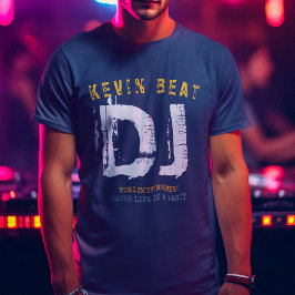 Camiseta Estilo de tee fresco de DJ