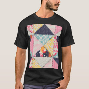 Camiseta Estilo De Trabajo En Parche: Diseño Versátil Y Sin