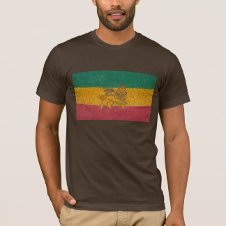 Camiseta Estilo de Van Gogh de la bandera de Rastafari
