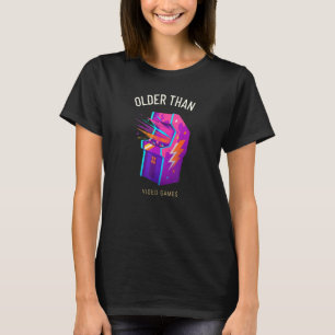 Camiseta Estilo de vaporwave 80 retro más antiguo que los v