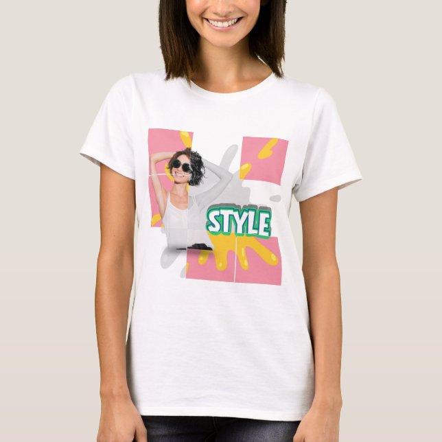 Camiseta Estilo de verano  (Anverso)