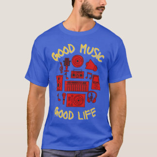 Camiseta Estilo de vida de banda musical retro