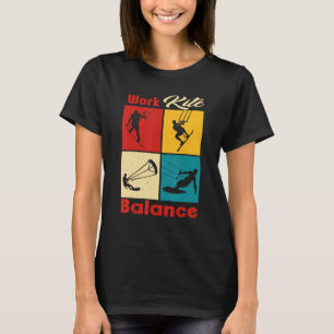 Camiseta Estilo de vida de equilibrio de cometa de trabajo