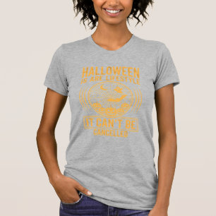Camiseta Estilo de vida de Halloween Diseño de telaraña de 