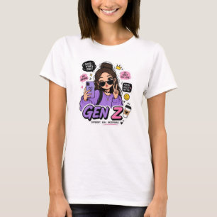 Camiseta Estilo de vida de la Generación Z trendy