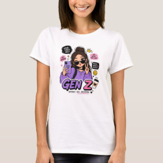 Camiseta Estilo de vida de la Generación Z trendy
