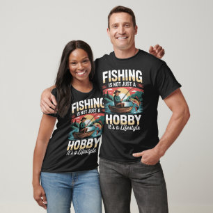 Camiseta Estilo de vida de la pesca