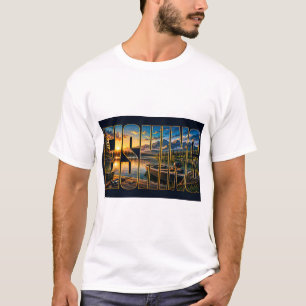 Camiseta Estilo de vida de pesca de agua dulce en el lago