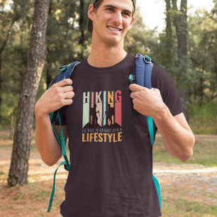 Camiseta Estilo de vida de senderismo vintage