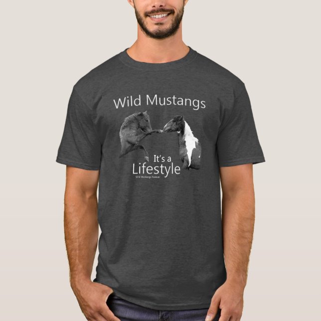 Camiseta Estilo de vida de Wild Mustangs (Anverso)