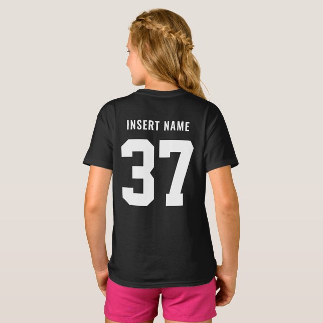 Camiseta Estilo de vida del equipo delantero y deportivo de (Reverso completo)