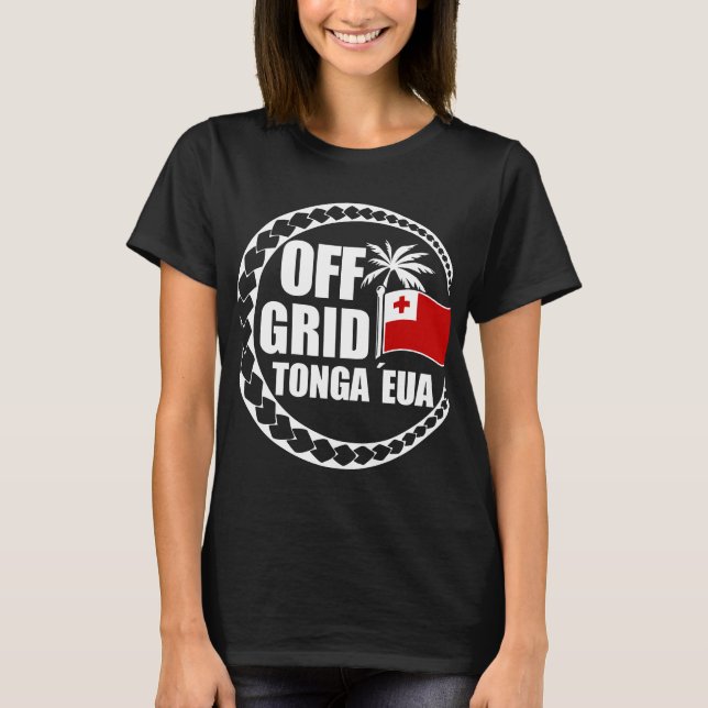 Camiseta Estilo de vida fuera de la red Tonga Eua (Anverso)