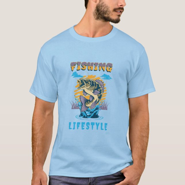 CAMISETA ESTILO DE VIDA PESQUERO (Anverso)