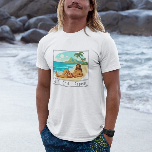 Camiseta Estilo de vida: Surf. Chill. Repite. (Subido por el creador)