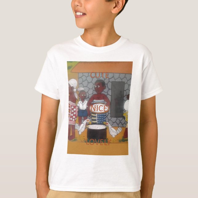 Camiseta Estilo de vida tradicional africano (Anverso)