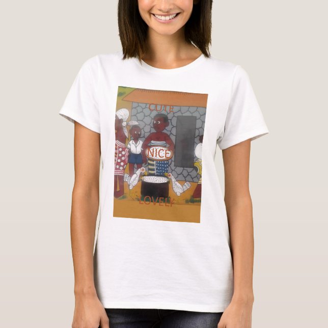 Camiseta Estilo de vida tradicional africano (Anverso)