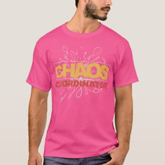Camiseta Estilo de vintage del coordinador del caos