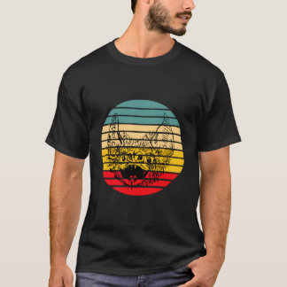 Camiseta Estilo De Vintage Retro De Bat Halloween Para Navi