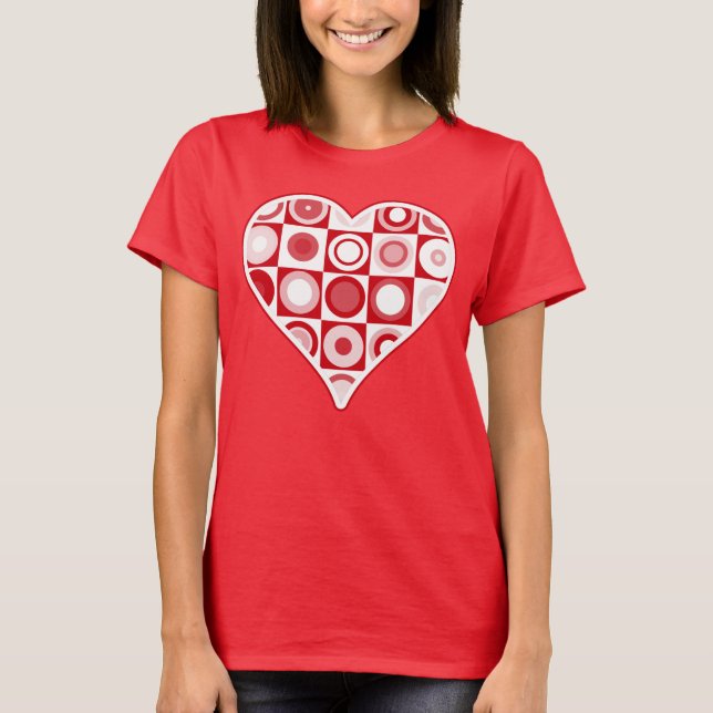 Camiseta Estilo del corazón retro 60 (Anverso)