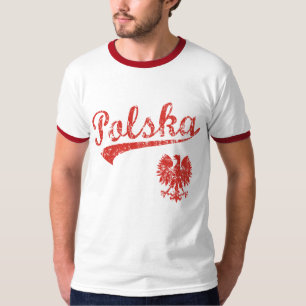 Camiseta Estilo del deporte de Polska Eagle