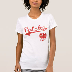Camiseta Estilo del deporte de Polska Eagle
