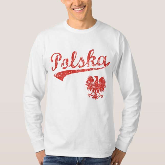 Camiseta Estilo del deporte de Polska Eagle (Anverso)