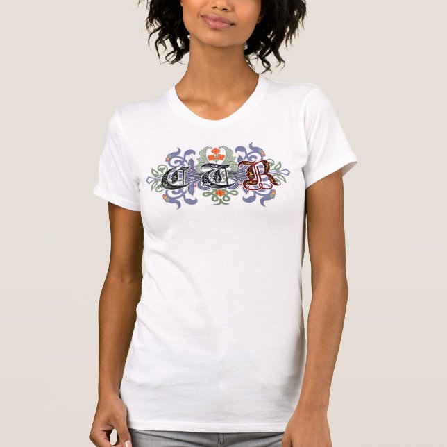 Camiseta Estilo del Flourish del CTR - un CC04 (Anverso)